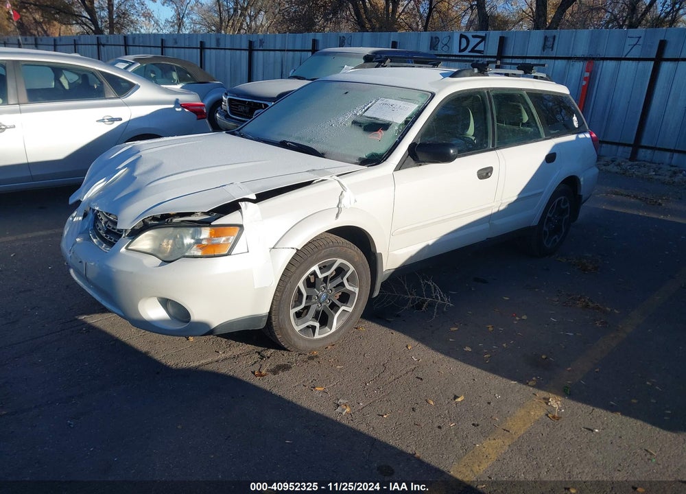 2007 SUBARU OUTBACK 2.5I/2.5I BASIC/2.5I L.L. BEAN EDITION VIN: 4S4BP61CX77341970
