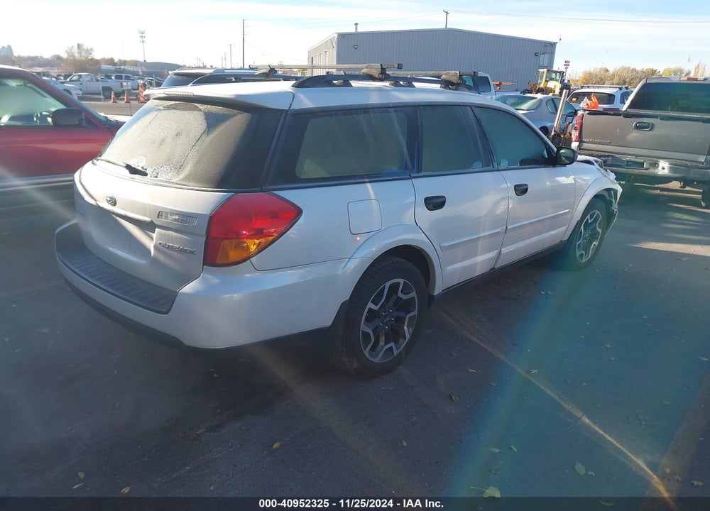 2007 SUBARU OUTBACK 2.5I/2.5I BASIC/2.5I L.L. BEAN EDITION VIN: 4S4BP61CX77341970