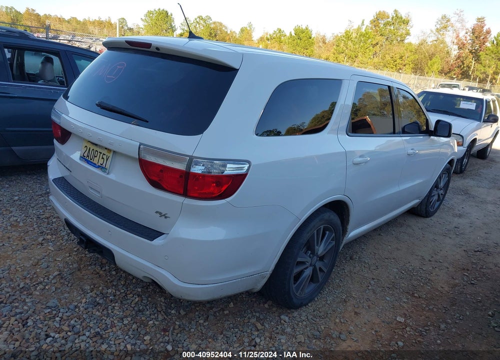 2013 DODGE DURANGO R/T VIN: 1C4SDHCT4DC578396