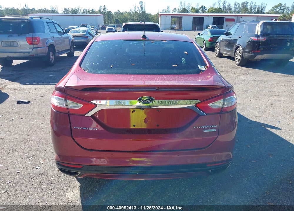 2016 FORD FUSION VIN: 3FA6P0K9XGR237113