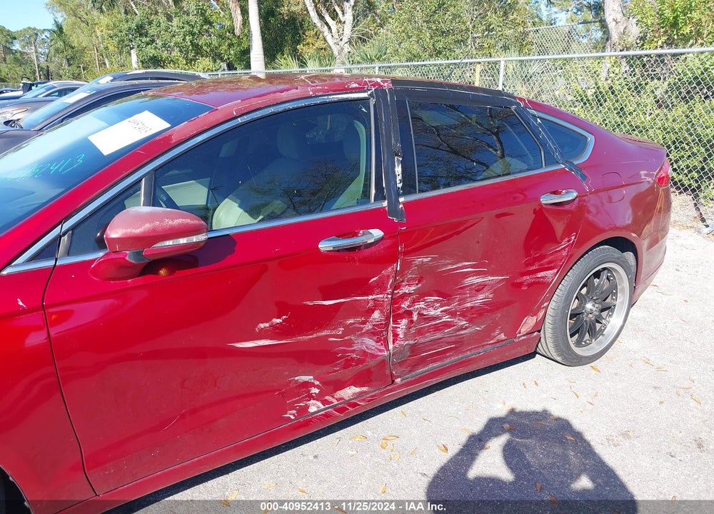 2016 FORD FUSION VIN: 3FA6P0K9XGR237113