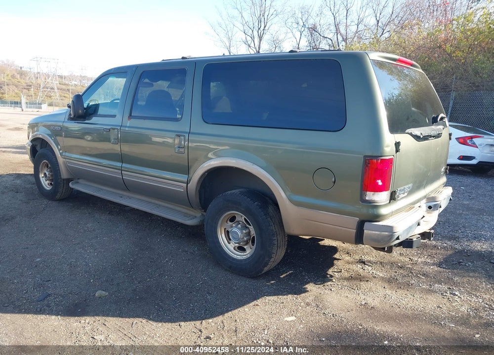 2001 FORD EXCURSION LIMITED VIN: 1FMSU43F21EA00439