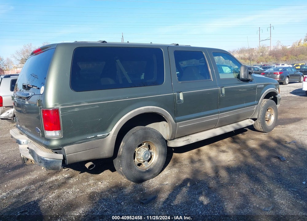 2001 FORD EXCURSION LIMITED VIN: 1FMSU43F21EA00439