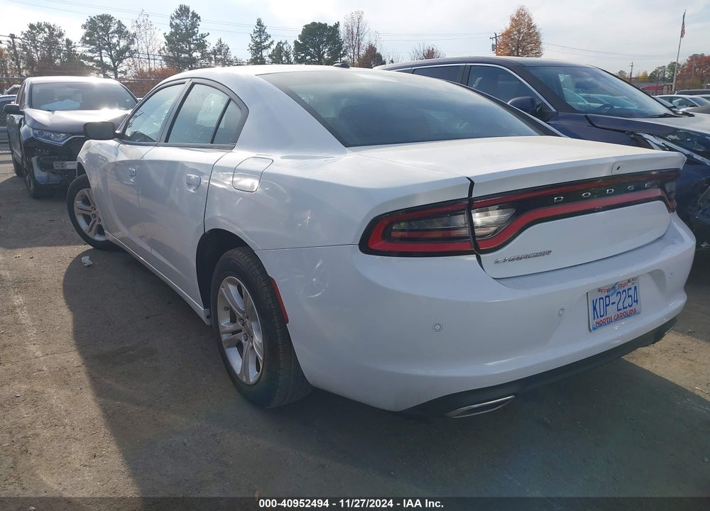 2022 DODGE CHARGER SXT RWD VIN: 2C3CDXBG8NH239615