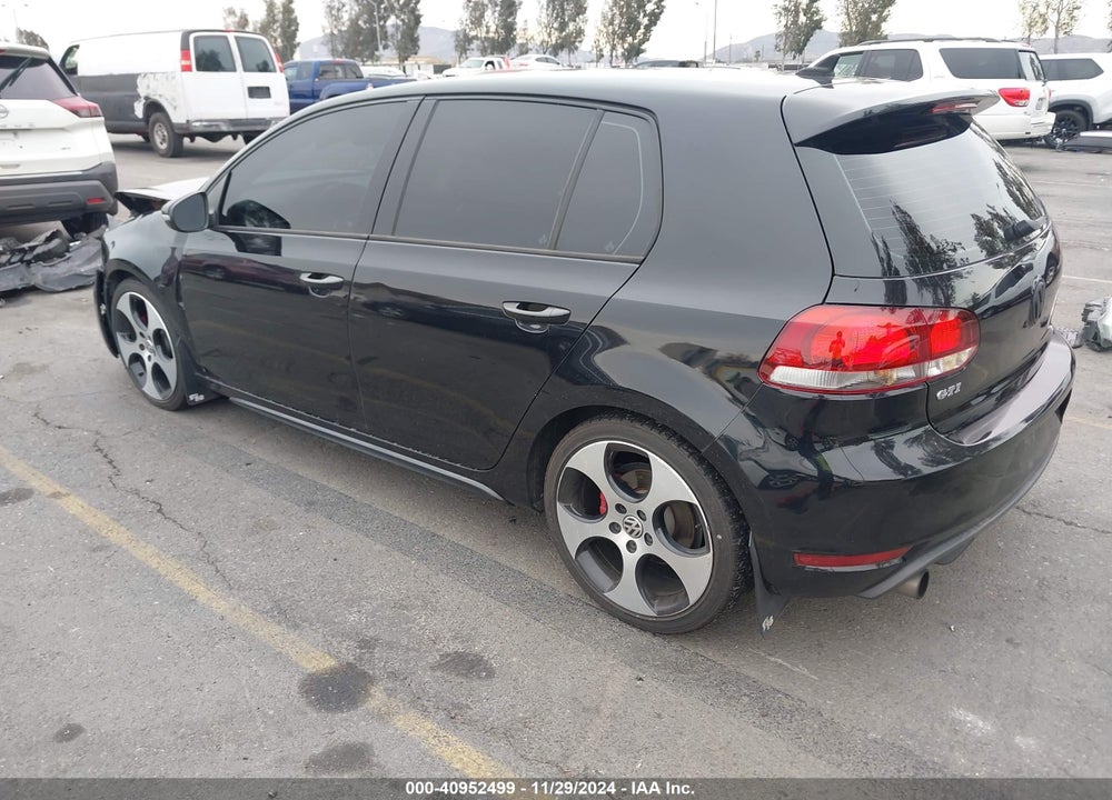 2012 VOLKSWAGEN GTI VIN: WVWGD7AJ6CW209716
