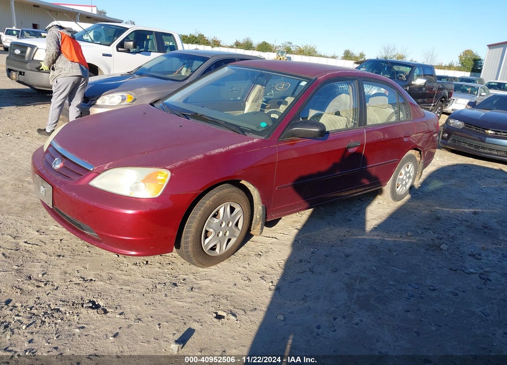 2003 HONDA CIVIC LX VIN: 2HGES16593H626043