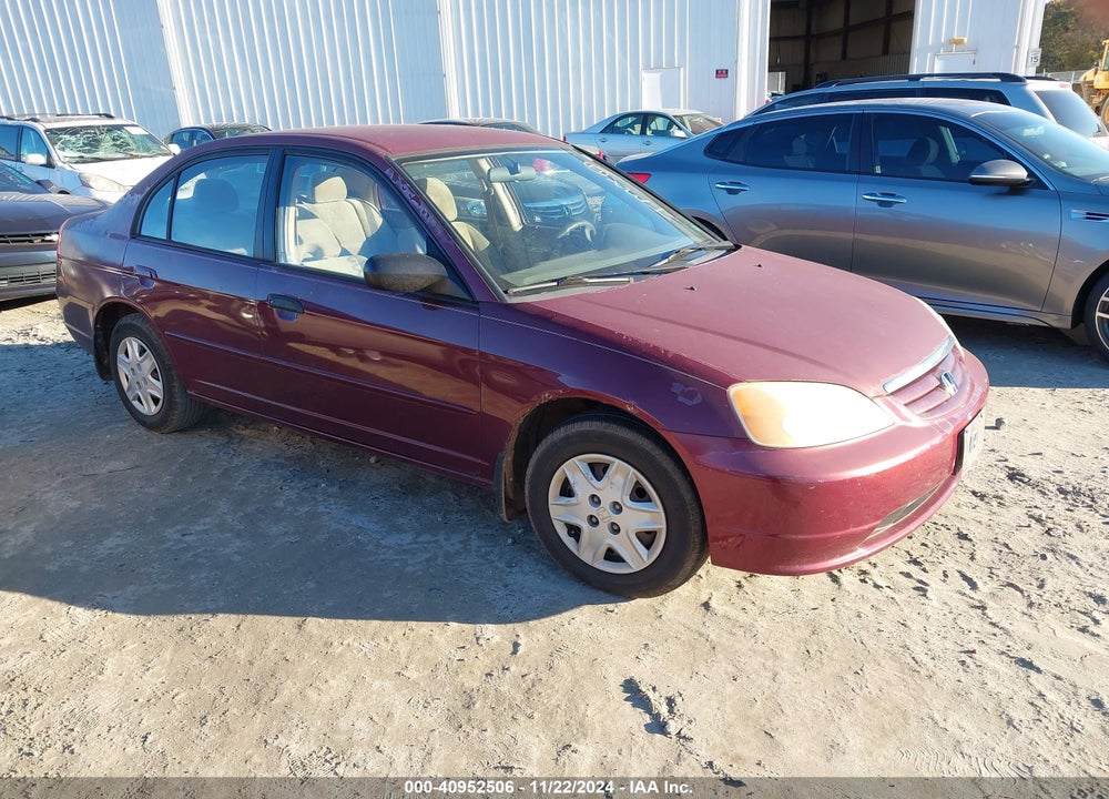 2003 HONDA CIVIC LX VIN: 2HGES16593H626043