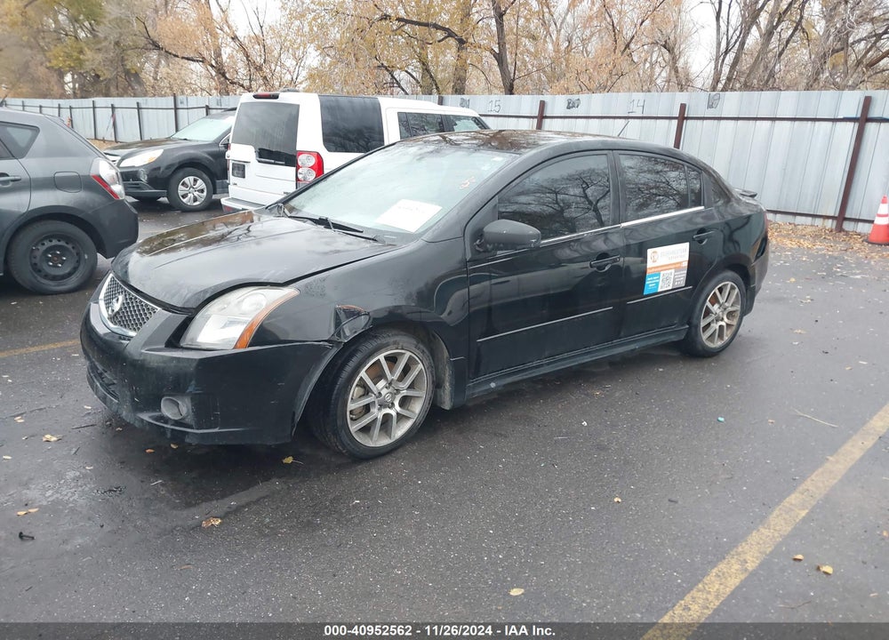 2007 NISSAN SENTRA SE-R SPEC V VIN: 3N1CB61E47L683258