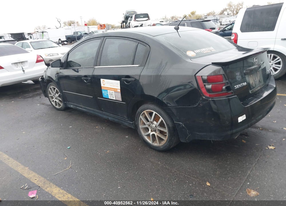 2007 NISSAN SENTRA SE-R SPEC V VIN: 3N1CB61E47L683258