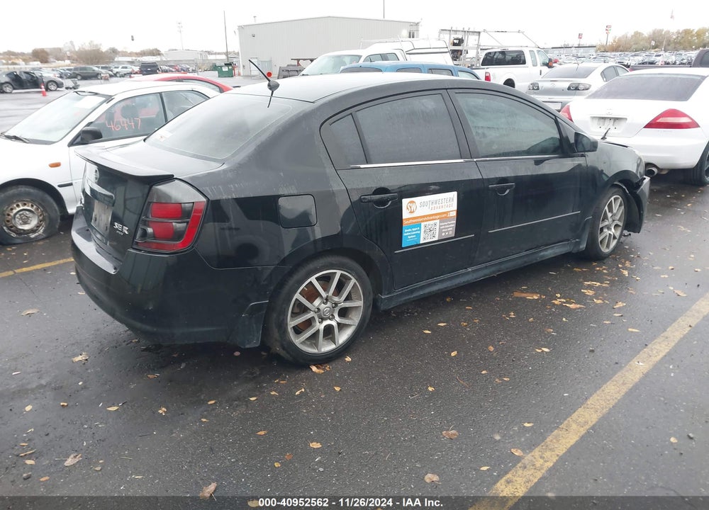2007 NISSAN SENTRA SE-R SPEC V VIN: 3N1CB61E47L683258