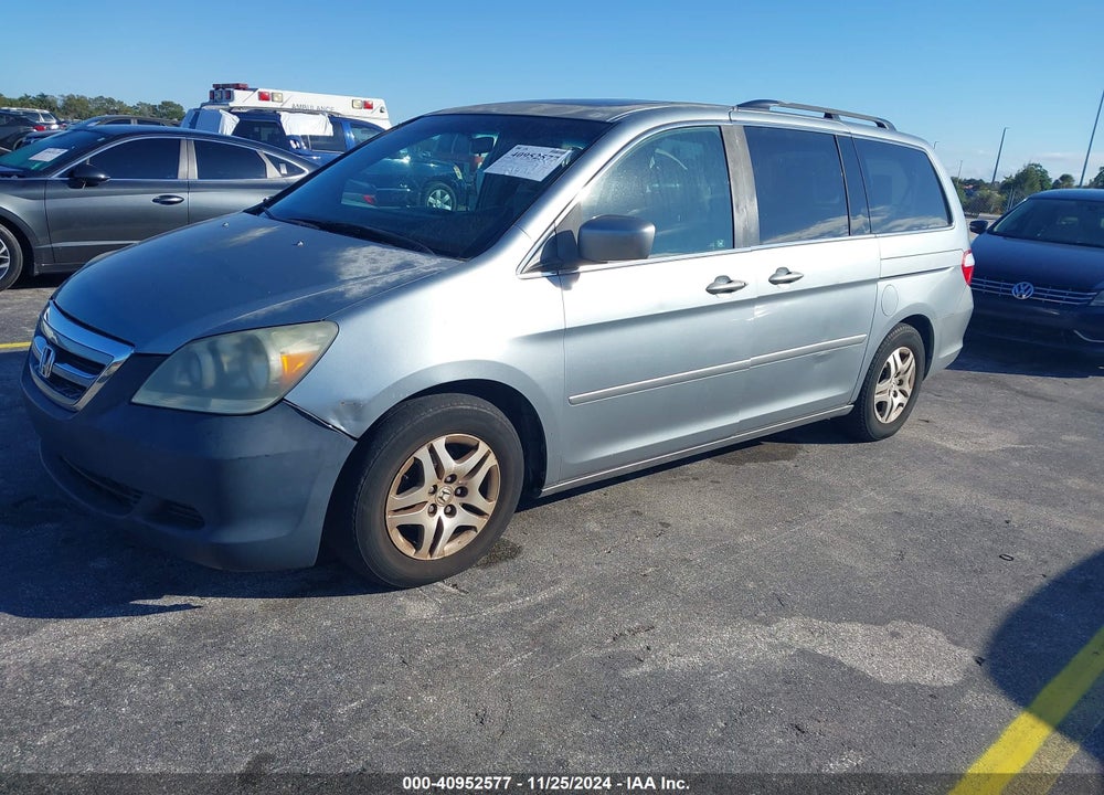 2005 HONDA ODYSSEY EX-L VIN: 5FNRL387X5B134704