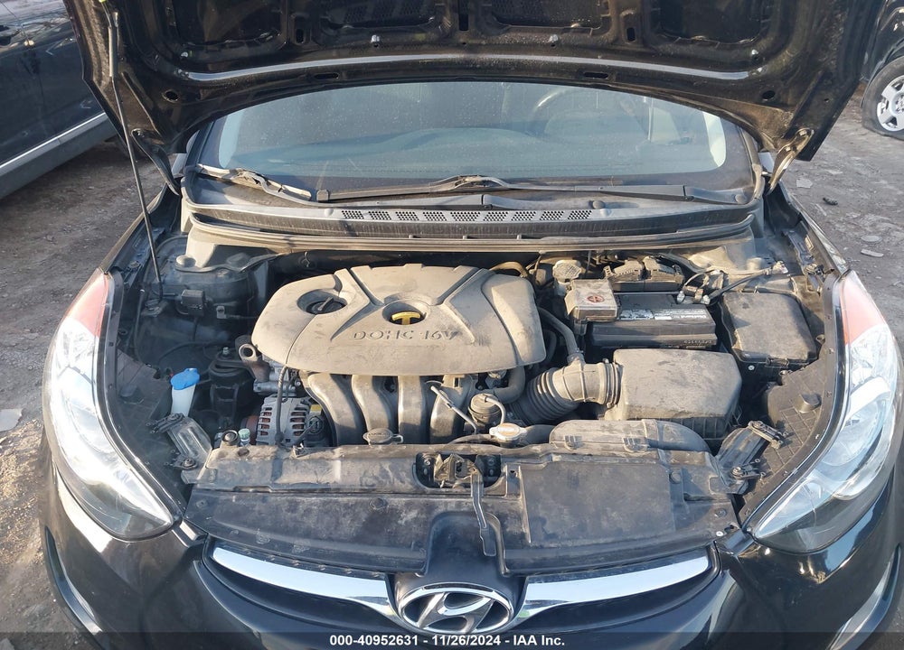 2012 HYUNDAI ELANTRA GLS VIN: 5NPDH4AE3CH141650