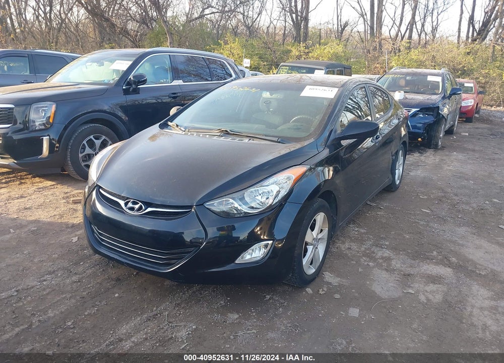 2012 HYUNDAI ELANTRA GLS VIN: 5NPDH4AE3CH141650