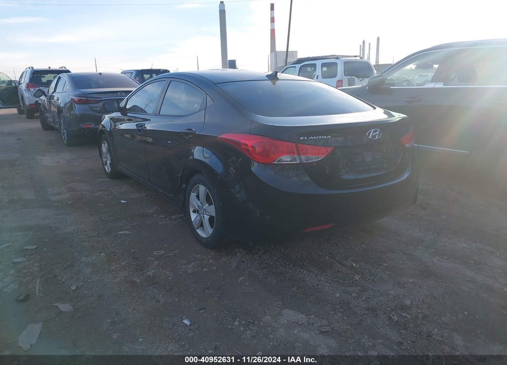 2012 HYUNDAI ELANTRA GLS VIN: 5NPDH4AE3CH141650