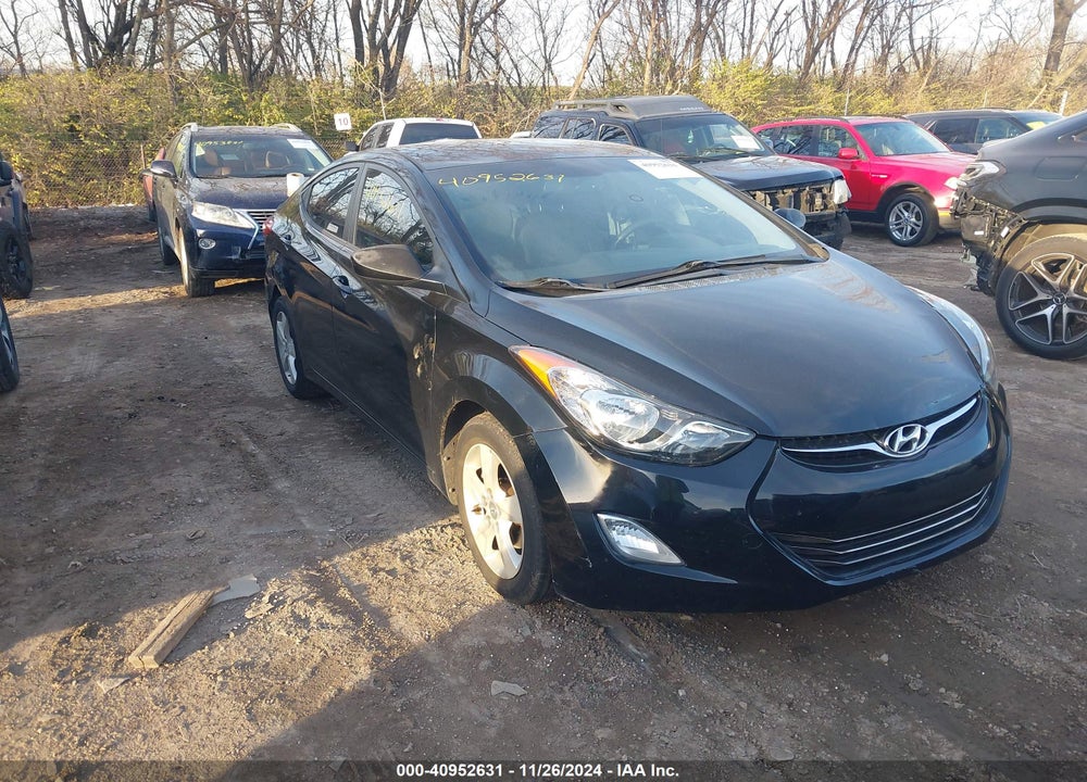 2012 HYUNDAI ELANTRA GLS VIN: 5NPDH4AE3CH141650