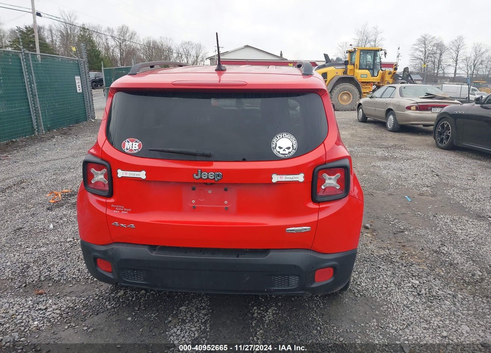 2016 JEEP RENEGADE LATITUDE VIN: ZACCJBBT7GPC91825