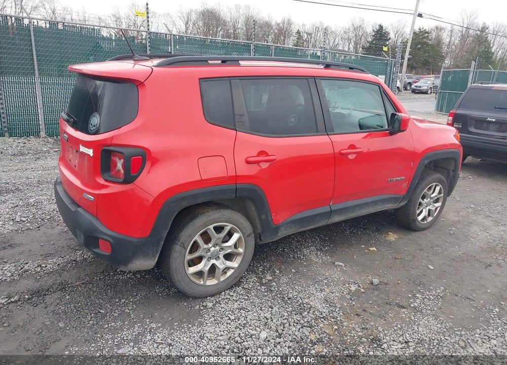 2016 JEEP RENEGADE LATITUDE VIN: ZACCJBBT7GPC91825