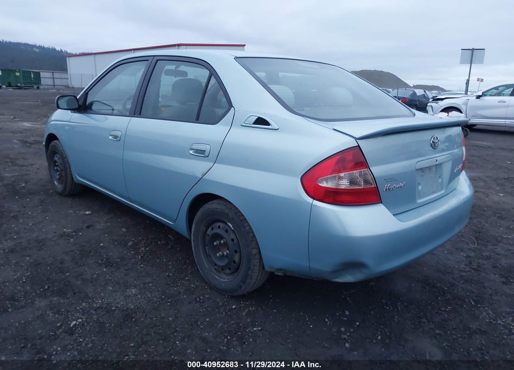 2001 TOYOTA PRIUS VIN: JT2BK12U910012862