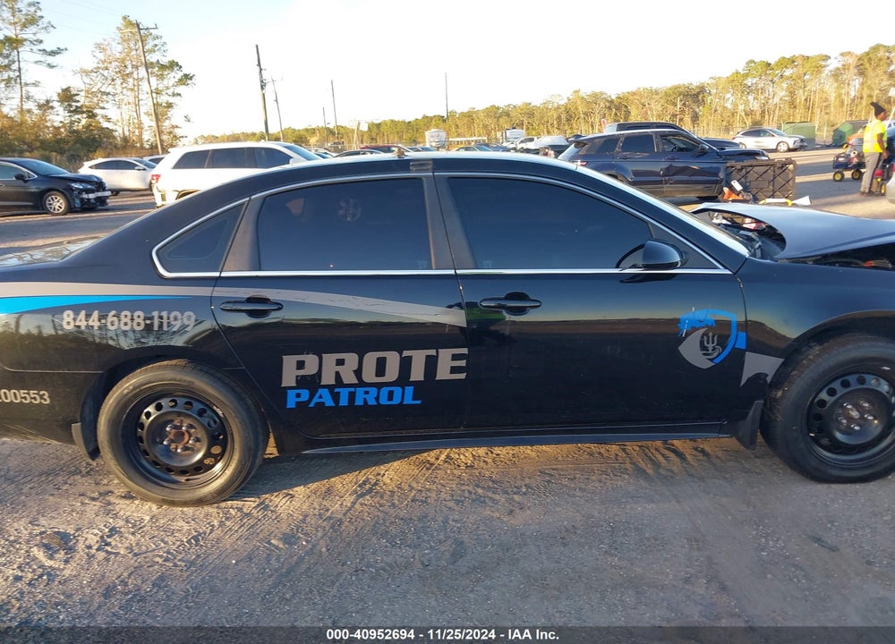 2015 CHEVROLET IMPALA LIMITED POLICE VIN: 2G1WD5E36F1160811