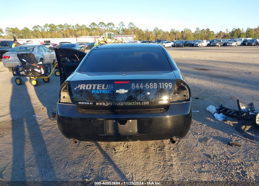 2015 CHEVROLET IMPALA LIMITED POLICE VIN: 2G1WD5E36F1160811