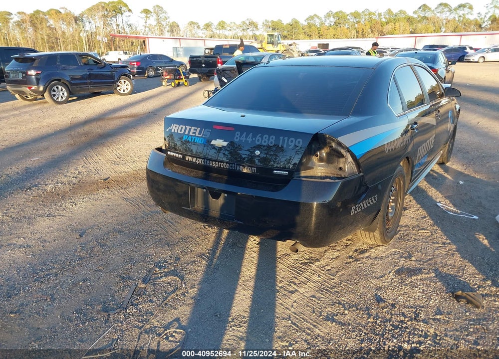 2015 CHEVROLET IMPALA LIMITED POLICE VIN: 2G1WD5E36F1160811