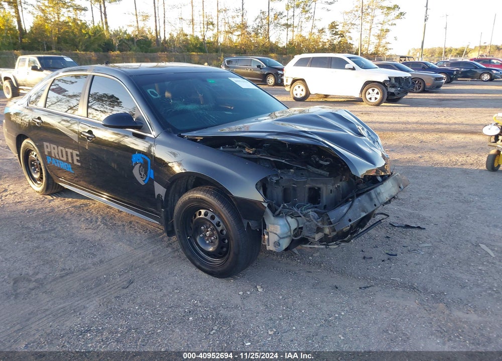 2015 CHEVROLET IMPALA LIMITED POLICE VIN: 2G1WD5E36F1160811