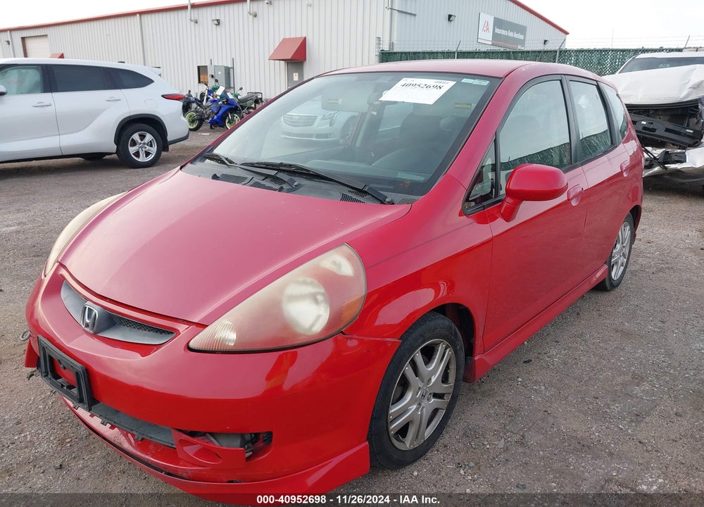 2008 HONDA FIT SPORT VIN: JHMGD38628S051575