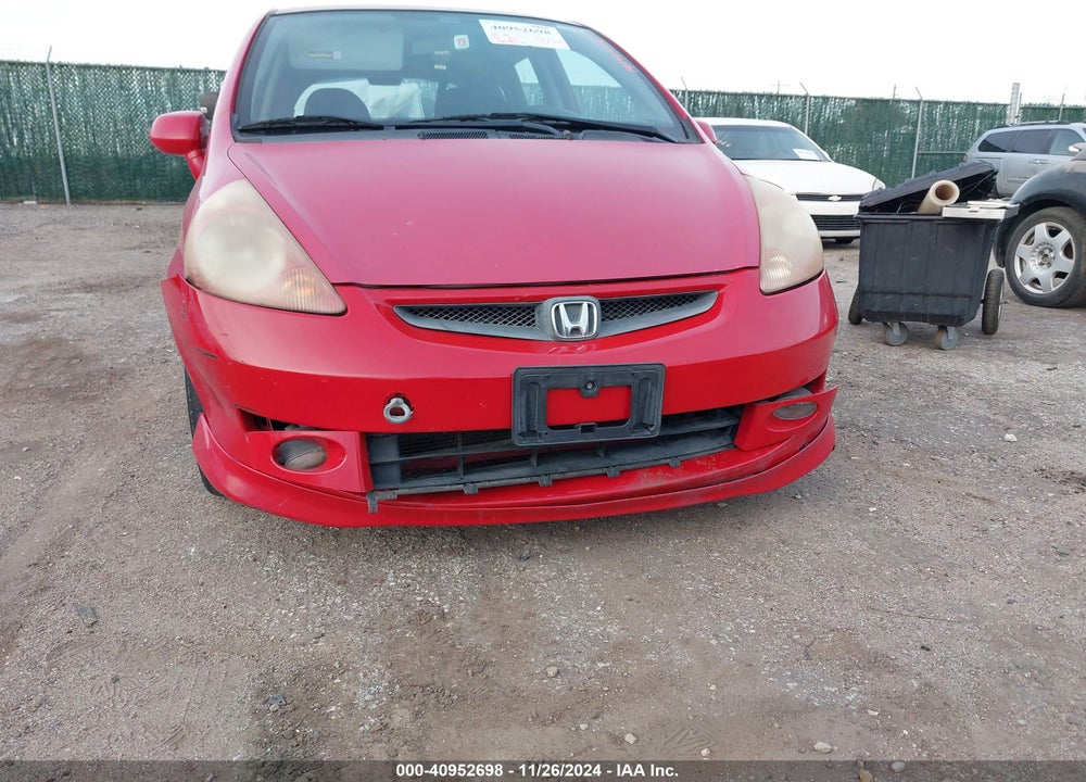 2008 HONDA FIT SPORT VIN: JHMGD38628S051575