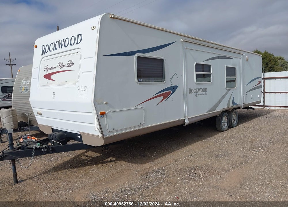 2007 FOREST RIVER ROCKWOOD VIN: 4X4TRL32X81820166