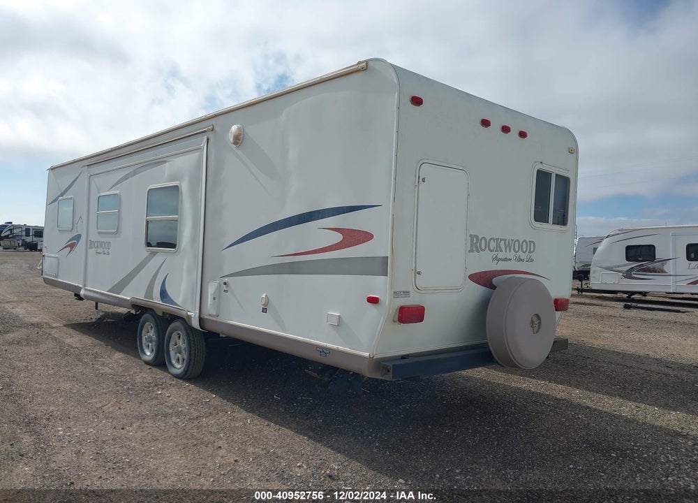 2007 FOREST RIVER ROCKWOOD VIN: 4X4TRL32X81820166