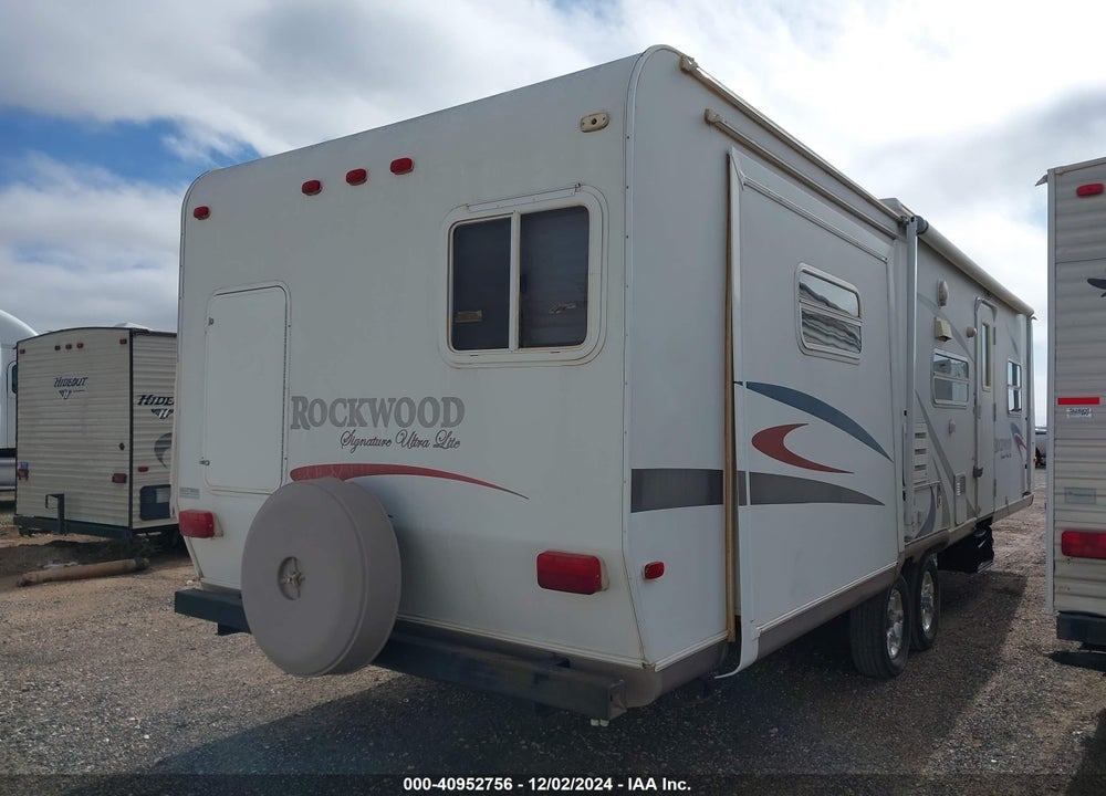 2007 FOREST RIVER ROCKWOOD VIN: 4X4TRL32X81820166