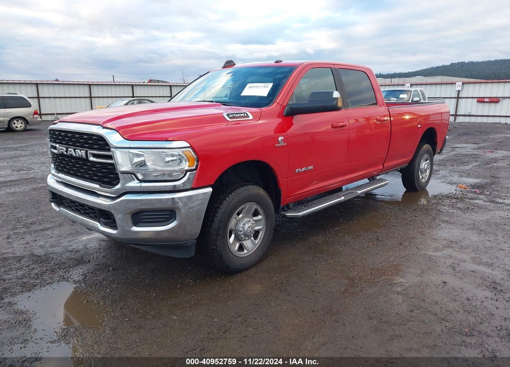 2022 RAM 2500 BIG HORN 4X4 8' BOX VIN: 3C6UR5JL7NG410446