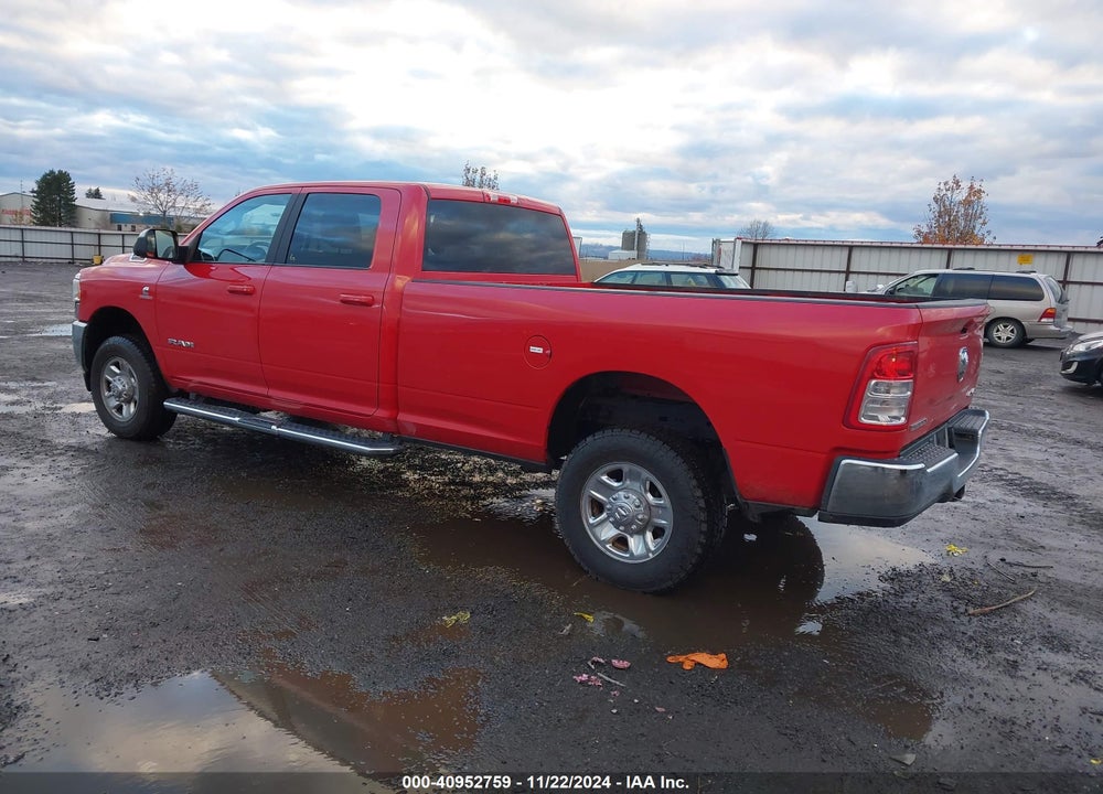 2022 RAM 2500 BIG HORN 4X4 8' BOX VIN: 3C6UR5JL7NG410446