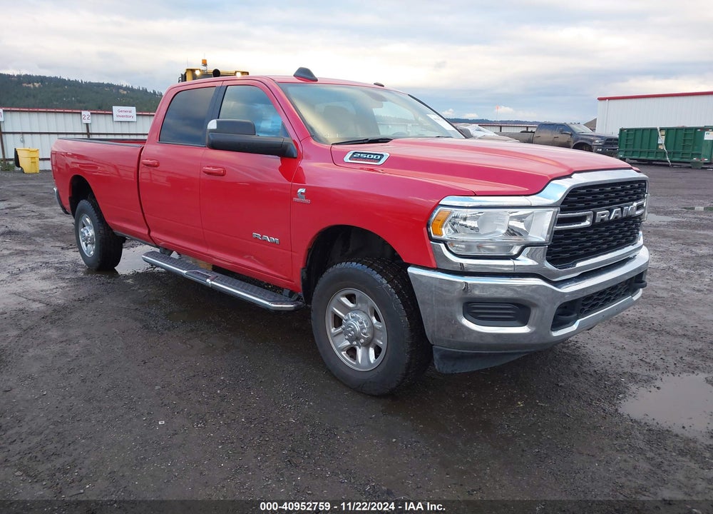 2022 RAM 2500 BIG HORN 4X4 8' BOX VIN: 3C6UR5JL7NG410446
