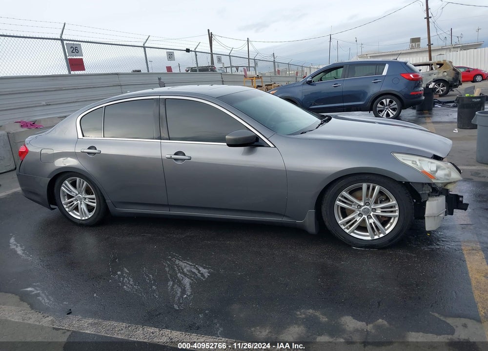 2012 INFINITI G37X VIN: JN1CV6AR9CM678311