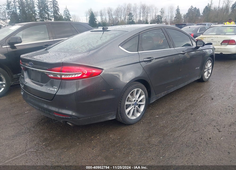 2017 FORD FUSION HYBRID SE VIN: 3FA6P0LU2HR105886