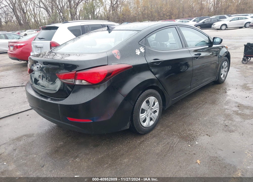 2016 HYUNDAI ELANTRA SE VIN: KMHDH4AE8GU501597