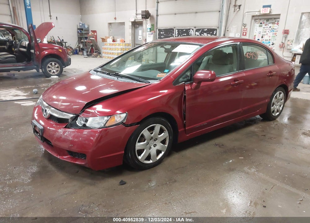 2009 HONDA CIVIC LX VIN: 2HGFA16529H335870
