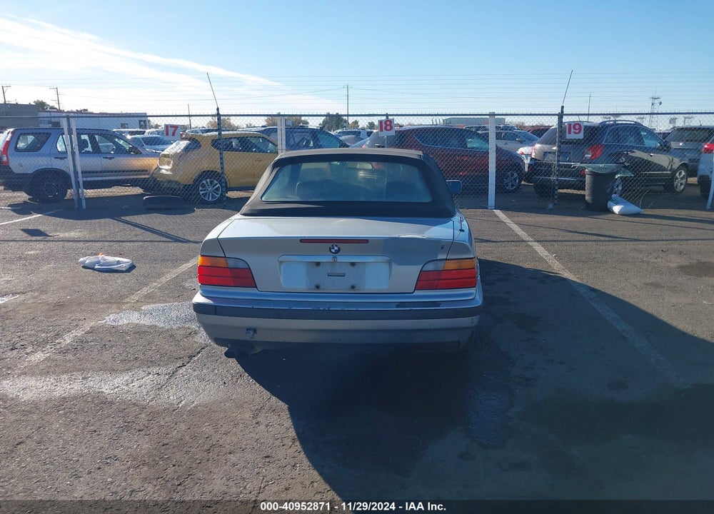 1998 BMW 323IC VIN: WBABJ7326WEA16338