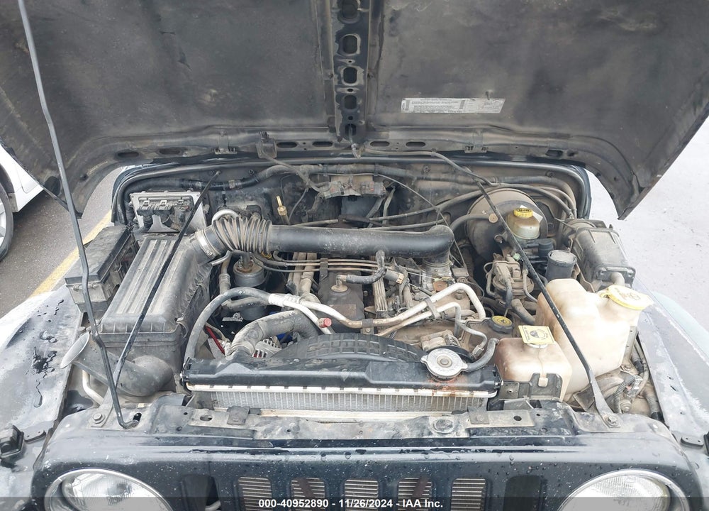 2002 JEEP WRANGLER X VIN: 1J4FA39S82P754572
