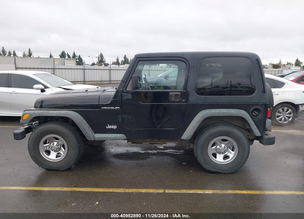 2002 JEEP WRANGLER X VIN: 1J4FA39S82P754572