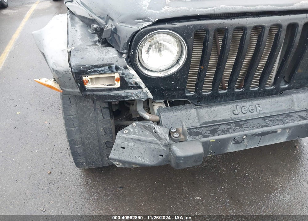 2002 JEEP WRANGLER X VIN: 1J4FA39S82P754572