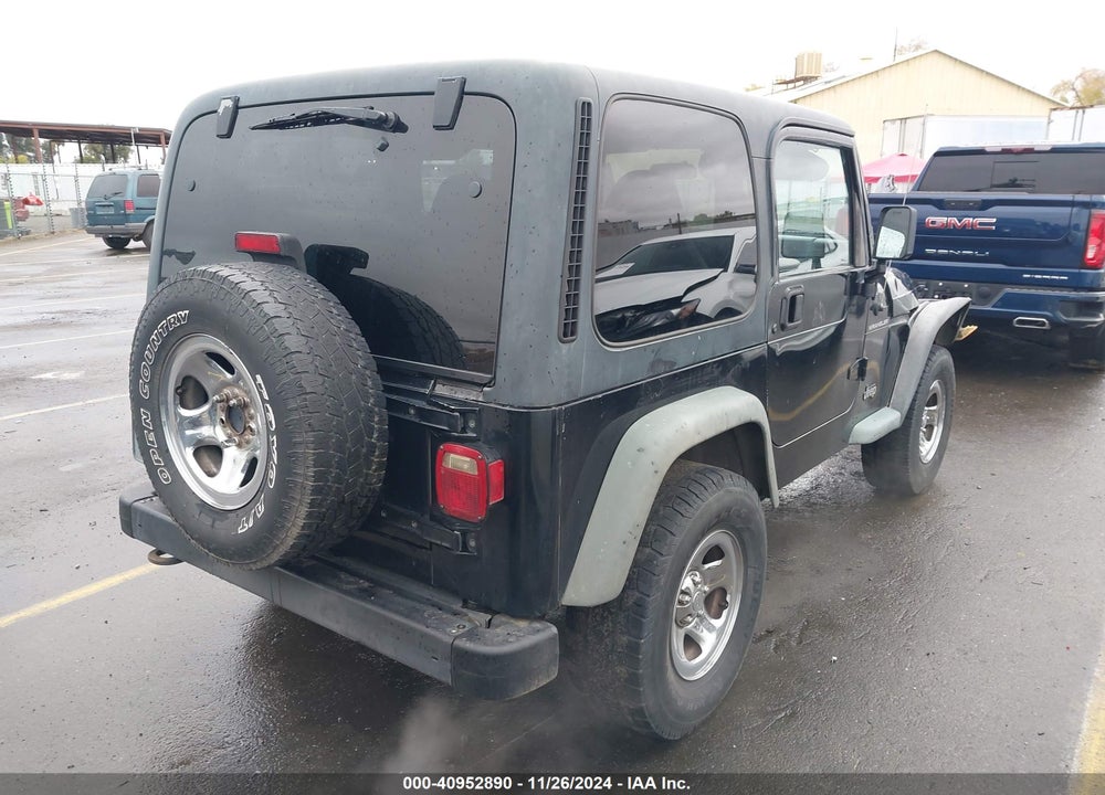 2002 JEEP WRANGLER X VIN: 1J4FA39S82P754572