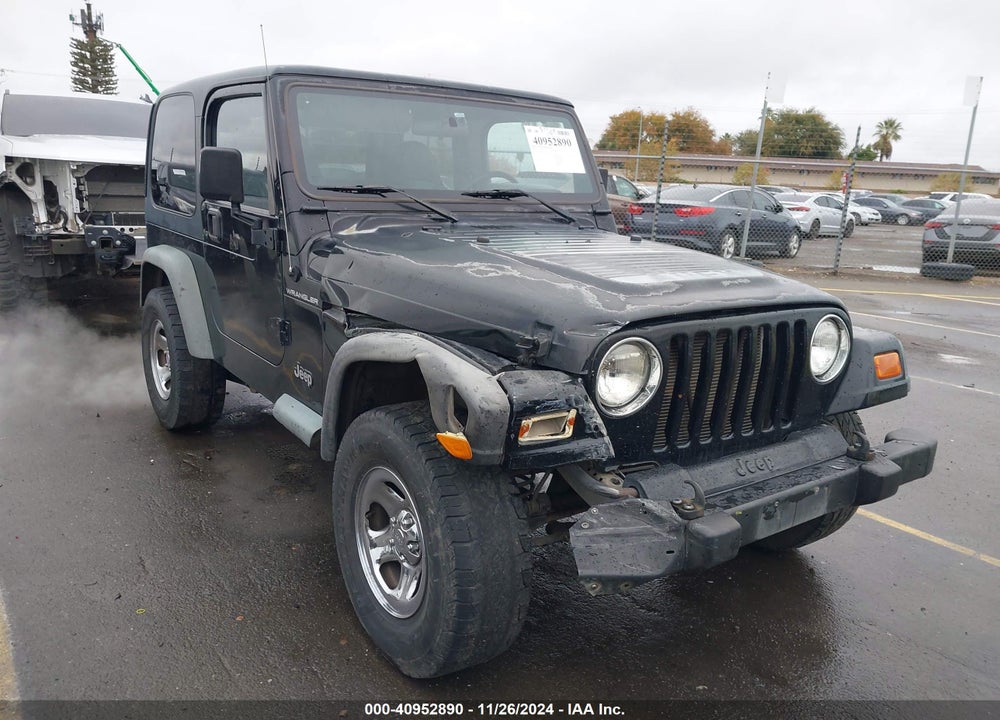 2002 JEEP WRANGLER X VIN: 1J4FA39S82P754572