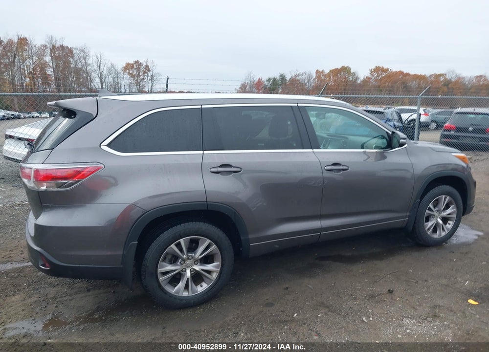 2015 TOYOTA HIGHLANDER XLE V6 VIN: 5TDJKRFH7FS164271