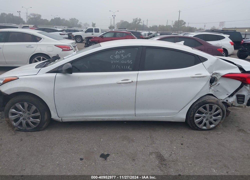 2012 HYUNDAI ELANTRA GLS VIN: 5NPDH4AE1CH080055