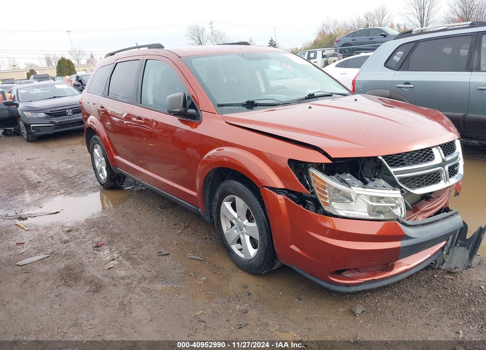 2013 DODGE JOURNEY SE VIN: 3C4PDCAB7DT558618