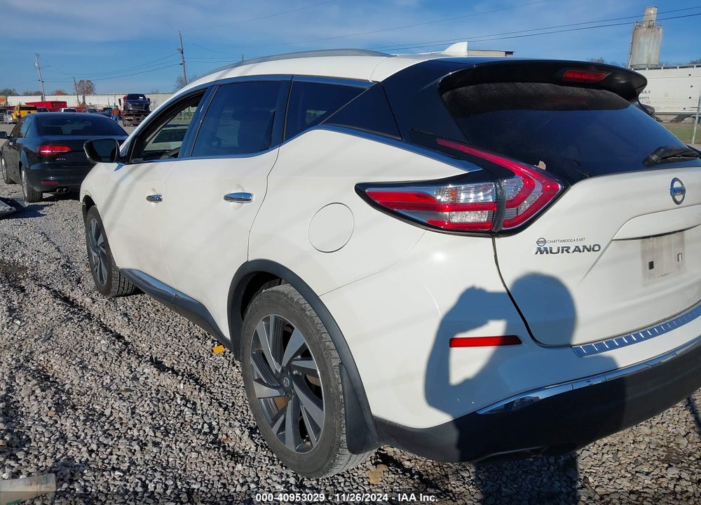 2018 NISSAN MURANO PLATINUM VIN: 5N1AZ2MH9JN174655
