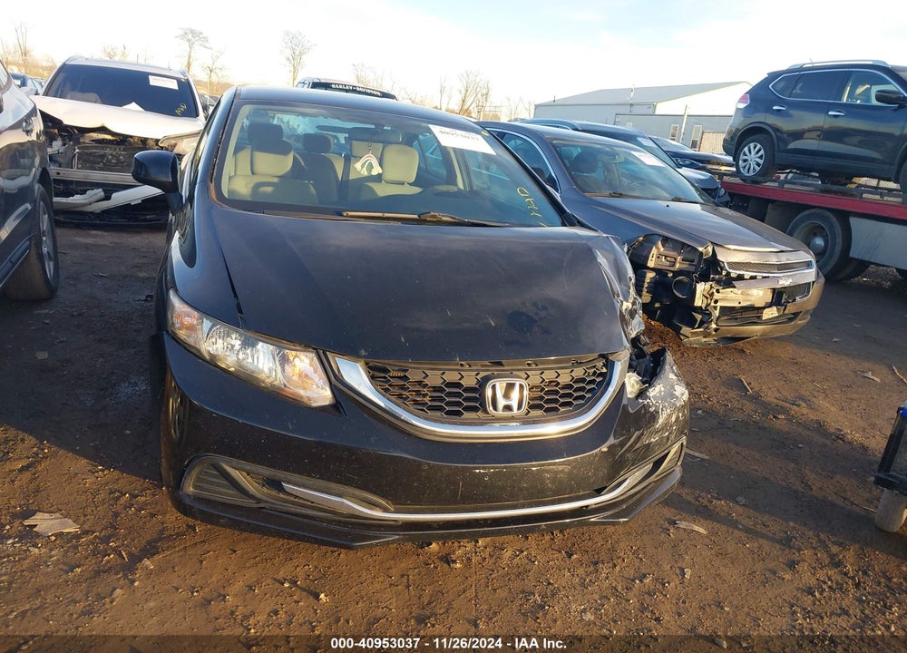 2013 HONDA CIVIC LX VIN: 19XFB2F56DE064530