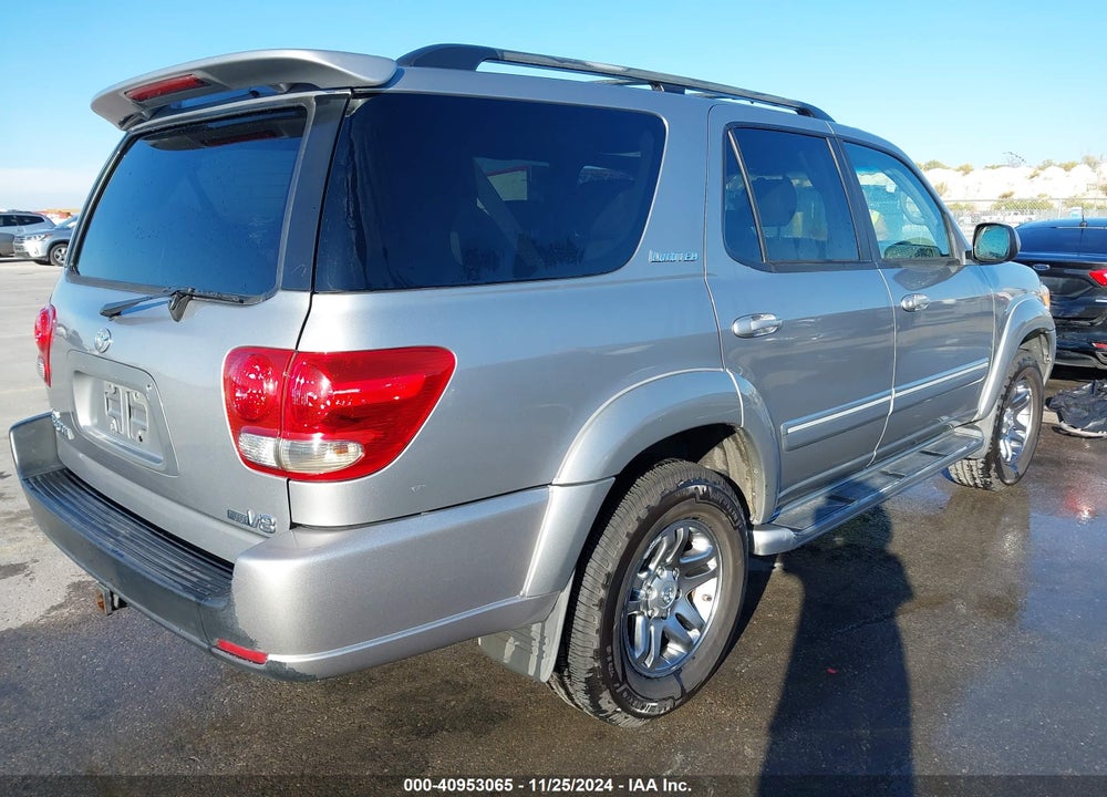 2006 TOYOTA SEQUOIA LIMITED V8 VIN: 5TDZT38A76S279238